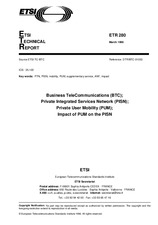 Standard ETSI ETR 280-ed.1 15.3.1996 preview