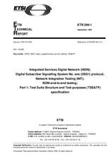 Standard ETSI ETR 299-1-ed.1 30.9.1996 preview