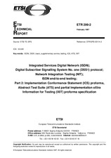 Standard ETSI ETR 299-2-ed.1 15.2.1997 preview