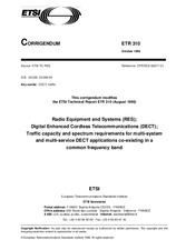 Standard ETSI ETR 310-ed.1/Cor.1 15.10.1996 preview