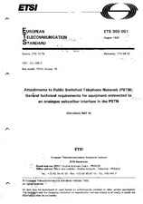 Standard ETSI ETS 300001-ed.1 15.8.1992 preview