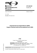 Standard ETSI ETS 300007-ed.1 30.11.1991 preview