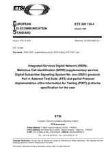 Standard ETSI ETS 300130-4-ed.1 31.10.1996 preview