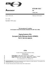 Standard ETSI ETS 300133-2-ed.1/Amd.1 12.1.1994 preview