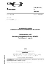 Standard ETSI ETS 300133-3-ed.1/Amd.1 12.1.1994 preview