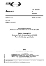 Standard ETSI ETS 300133-4-ed.1/Amd.1 12.1.1994 preview