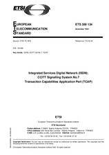 Standard ETSI ETS 300134-ed.1 22.12.1992 preview