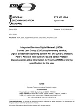 Standard ETSI ETS 300138-4-ed.1 30.9.1997 preview