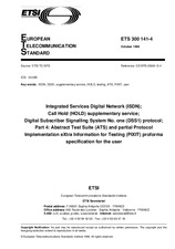 Standard ETSI ETS 300141-4-ed.1 31.10.1996 preview