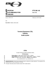 Standard ETSI ETS 300149-ed.1 20.3.1992 preview