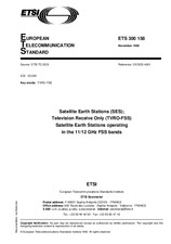 Standard ETSI ETS 300158-ed.1 30.11.1992 preview