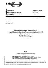 Standard ETSI ETS 300175-5-ed.1 21.10.1992 preview