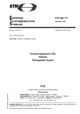 Standard ETSI ETS 300177-ed.1 11.9.1992 preview