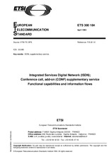 Standard ETSI ETS 300184-ed.1 14.4.1993 preview