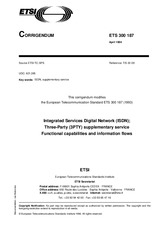 Standard ETSI ETS 300187-ed.1/Cor.1 15.4.1994 preview