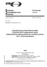 Standard ETSI ETS 300188-1-ed.1 1.8.1993 preview