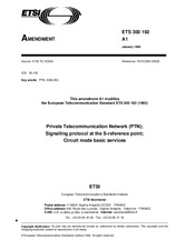 Standard ETSI ETS 300192-ed.1/Amd.1 15.1.1996 preview