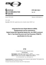 Standard ETSI ETS 300195-3-ed.1 30.5.1997 preview