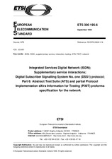 Standard ETSI ETS 300195-6-ed.1 30.9.1998 preview