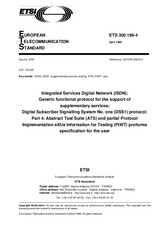 Standard ETSI ETS 300196-4-ed.1 15.4.1998 preview