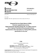 Standard ETSI ETS 300207-4-ed.1 30.9.1997 preview