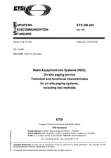 Standard ETSI ETS 300224-ed.1 10.5.1994 preview