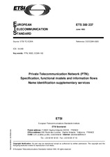 Standard ETSI ETS 300237-ed.1 1.6.1993 preview