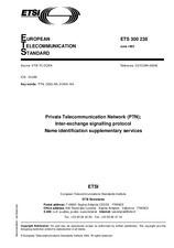 Standard ETSI ETS 300238-ed.1 1.6.1993 preview