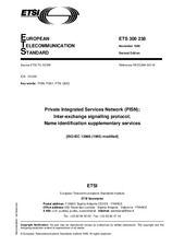 Standard ETSI ETS 300238-ed.2 15.11.1995 preview