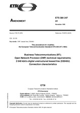 Standard ETSI ETS 300247-ed.1/Amd.1 30.11.1995 preview