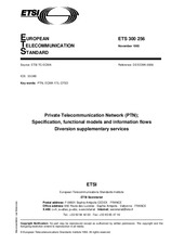 Standard ETSI ETS 300256-ed.1 29.11.1993 preview