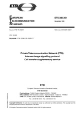 Standard ETSI ETS 300261-ed.1 29.11.1993 preview