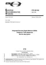 Standard ETSI ETS 300263-ed.1 1.3.1994 preview