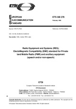 Standard ETSI ETS 300279-ed.1 15.2.1996 preview