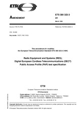 Standard ETSI ETS 300323-3-ed.1/Amd.1 15.3.1995 preview