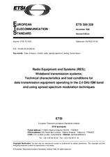 Standard ETSI ETS 300328-ed.2 30.11.1996 preview