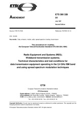 Standard ETSI ETS 300328-ed.2/Amd.1 15.7.1997 preview