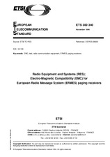 Standard ETSI ETS 300340-ed.1 15.11.1994 preview