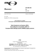 Standard ETSI ETS 300340-ed.1/Amd.1 15.3.1997 preview