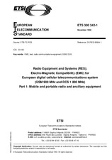 Standard ETSI ETS 300342-1-ed.1 15.11.1994 preview