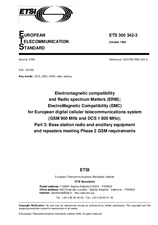 Standard ETSI ETS 300342-3-ed.1 4.10.1999 preview