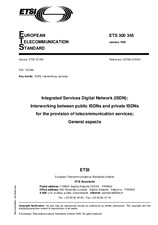 Standard ETSI ETS 300345-ed.1 15.1.1995 preview