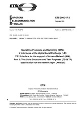 Standard ETSI ETS 300347-3-ed.1 15.2.1996 preview