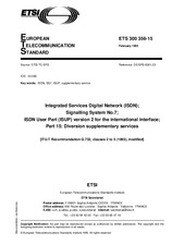 Standard ETSI ETS 300356-15-ed.1 21.2.1995 preview