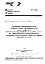 Standard ETSI ETS 300359-4-ed.1 30.9.1997 preview