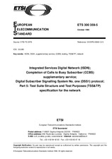 Standard ETSI ETS 300359-5-ed.1 31.10.1996 preview