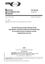 Standard ETSI ETS 300363-ed.1 15.11.1994 preview