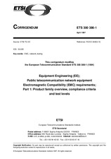 Standard ETSI ETS 300386-1-ed.1/Cor.1 15.4.1997 preview