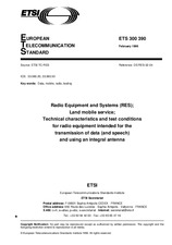 Standard ETSI ETS 300390-ed.1 15.2.1996 preview