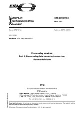 Standard ETSI ETS 300399-3-ed.1 9.1.1995 preview